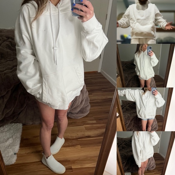 Nike Other - Nike Sweatshirt hoodie pullover white xl mens premium